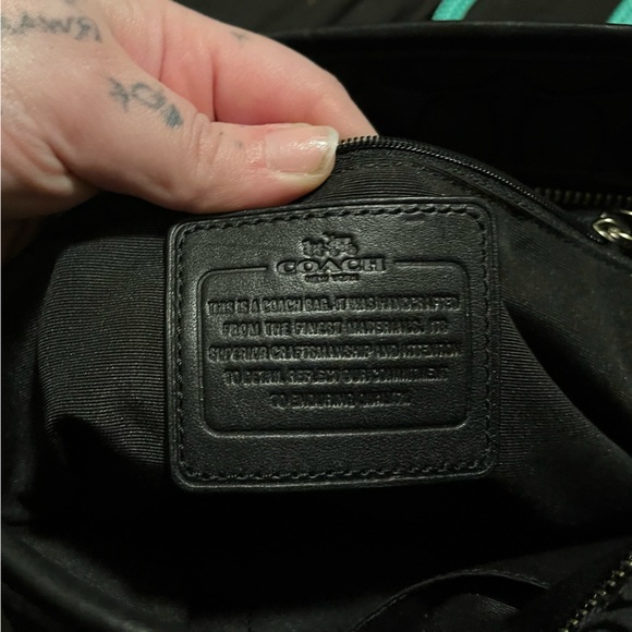 Coach zip top tote euc - Picture 5 of 5